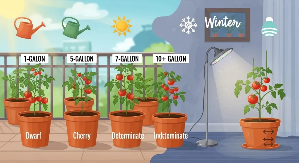 Pot Size to Grow Tomatoes