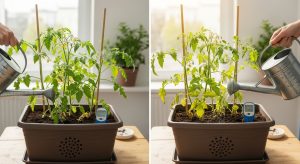 Tomato Container Watering: Avoid Overwatering