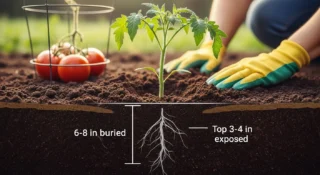 How Deep Should Tomatoes be Planted?