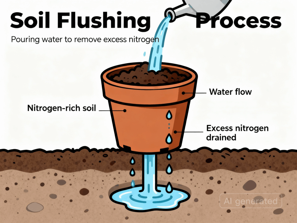 Soil Flushing Process Diagram
