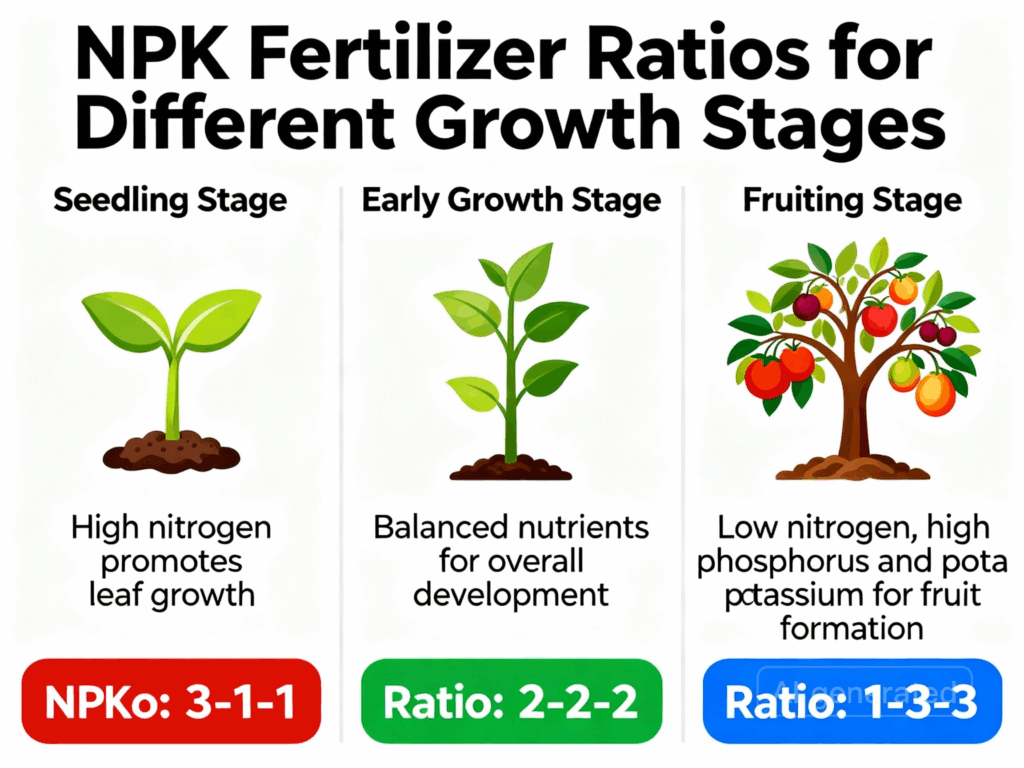 NPK Ratio Comparison Chart