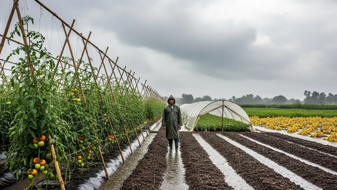 Tomato Farming During Rainy Season