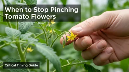 When to Stop Pinching Tomato Flowers (Critical Timing Guide)