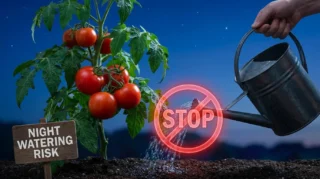 Stop Night Watering: The “Silent Killer” of Tomatoes