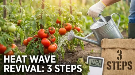 I Saved My Tomato Crop in 100°F Heat: 3 Steps to Revive Plants