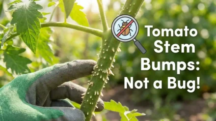 White Bumps on Tomato Stems? (Don’t Panic, It’s Not a Bug)