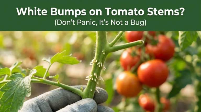 White Bumps on Tomato Stems? (Don’t Panic, It’s Not a Bug)