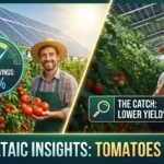 tomatoes under solar panels home garden